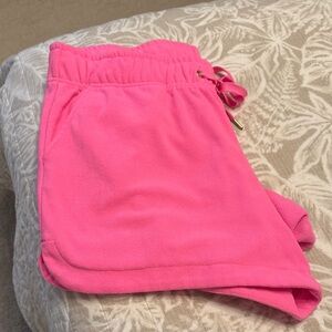 Lilly Pulitzer Bright Pink Athletic Drawstring Shorts